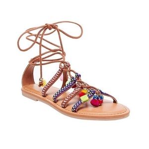 MOSSIMO BOHEMIAN GLADIATOR SANDALS